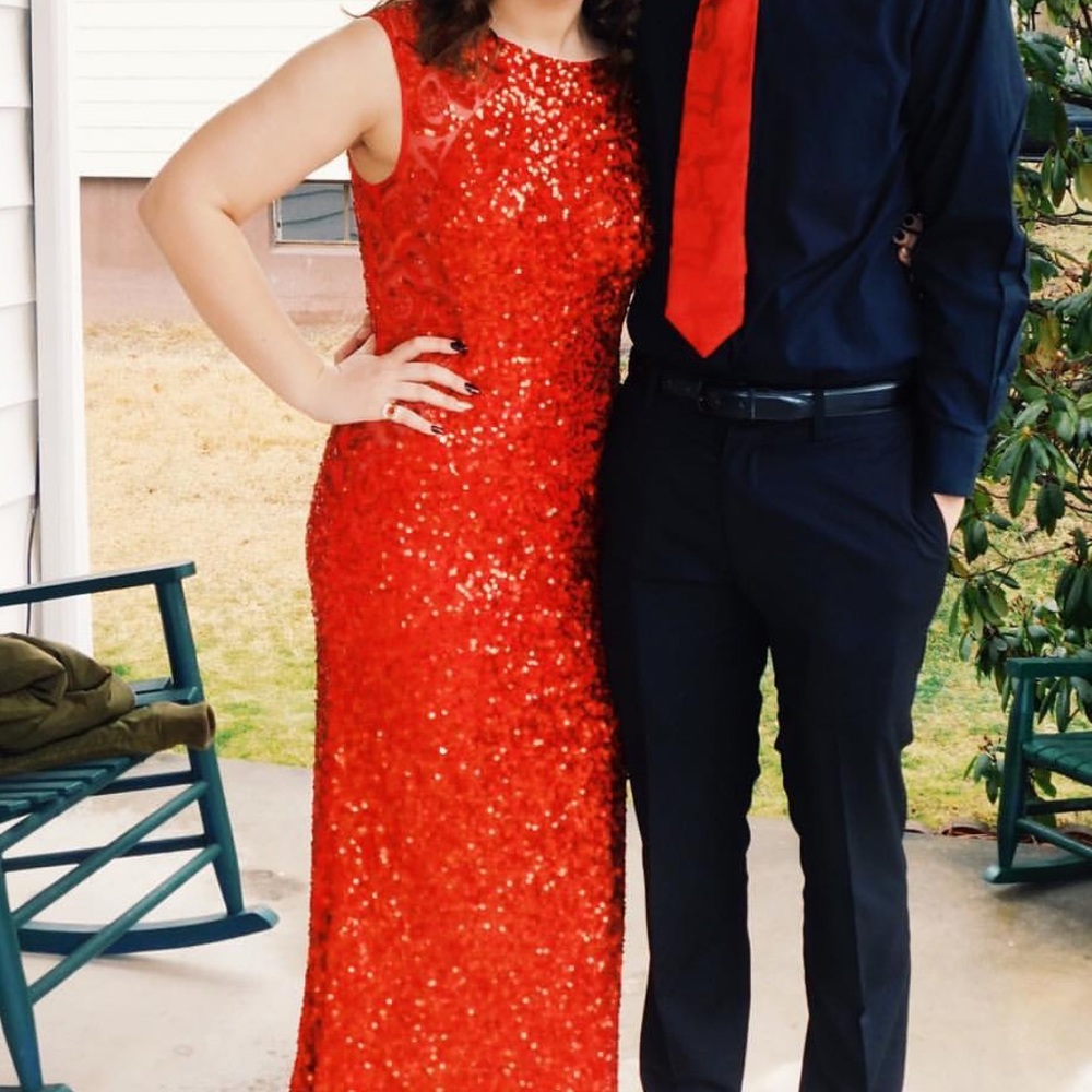 Red Scala Long Evening/Prom Dress